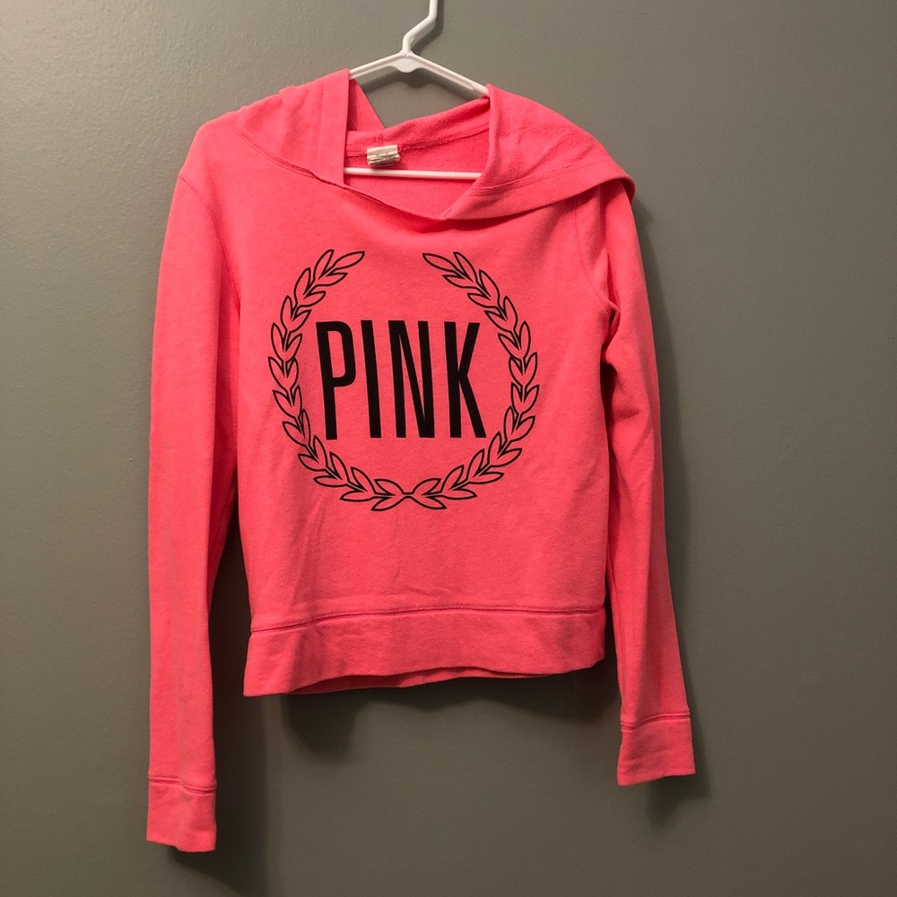 Pink hoodie and zip up bundle